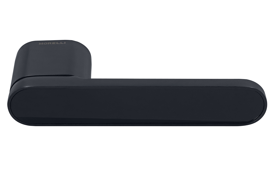 MARACANA MH-62-R50 WD BL door handle on a hidden oval socket with a lock, for doors 50-65 mm thick, color black image buy World