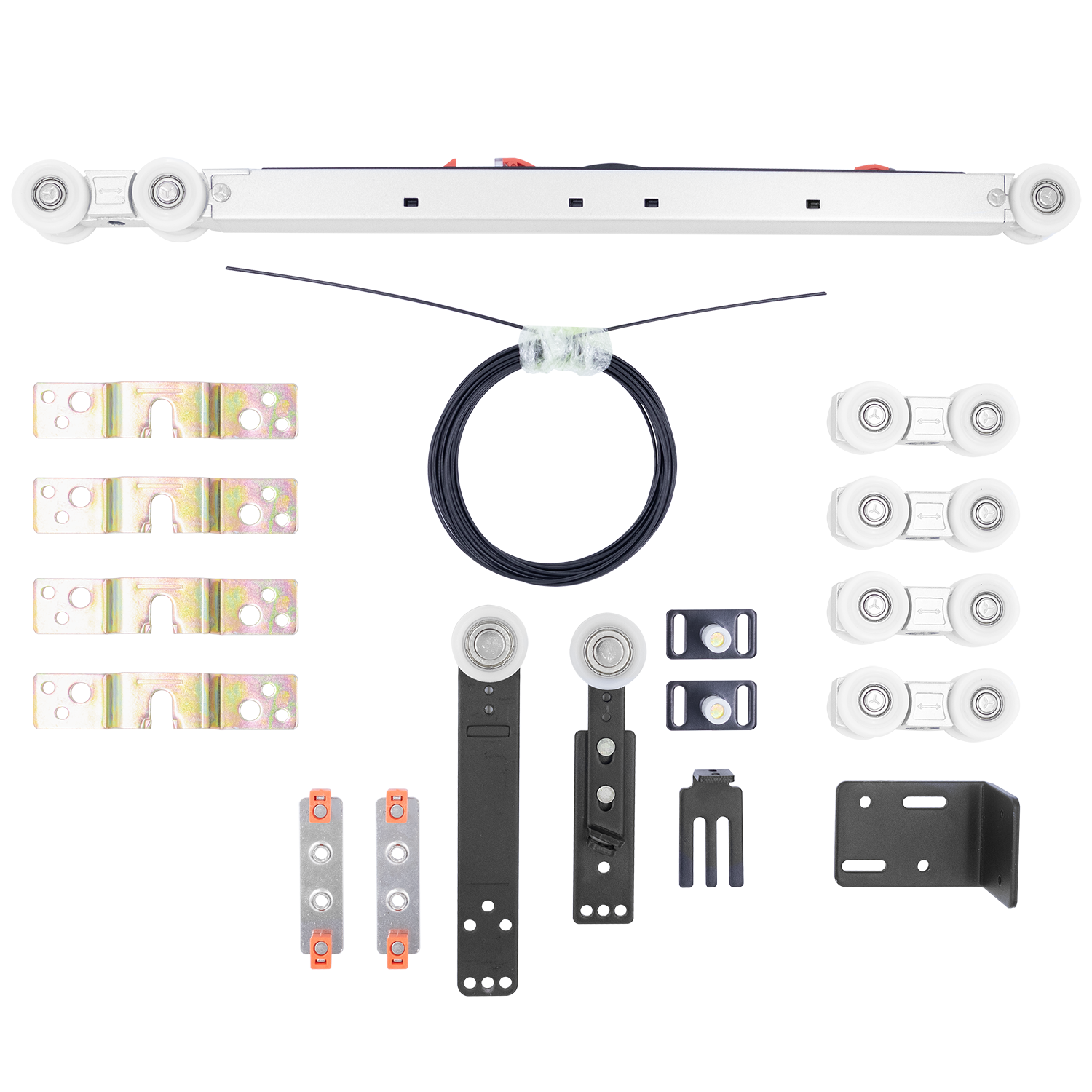 SET-TS 2+1, TS system kit for sliding doors with 3 panels (2 sliding and 1 stationary) image buy World
