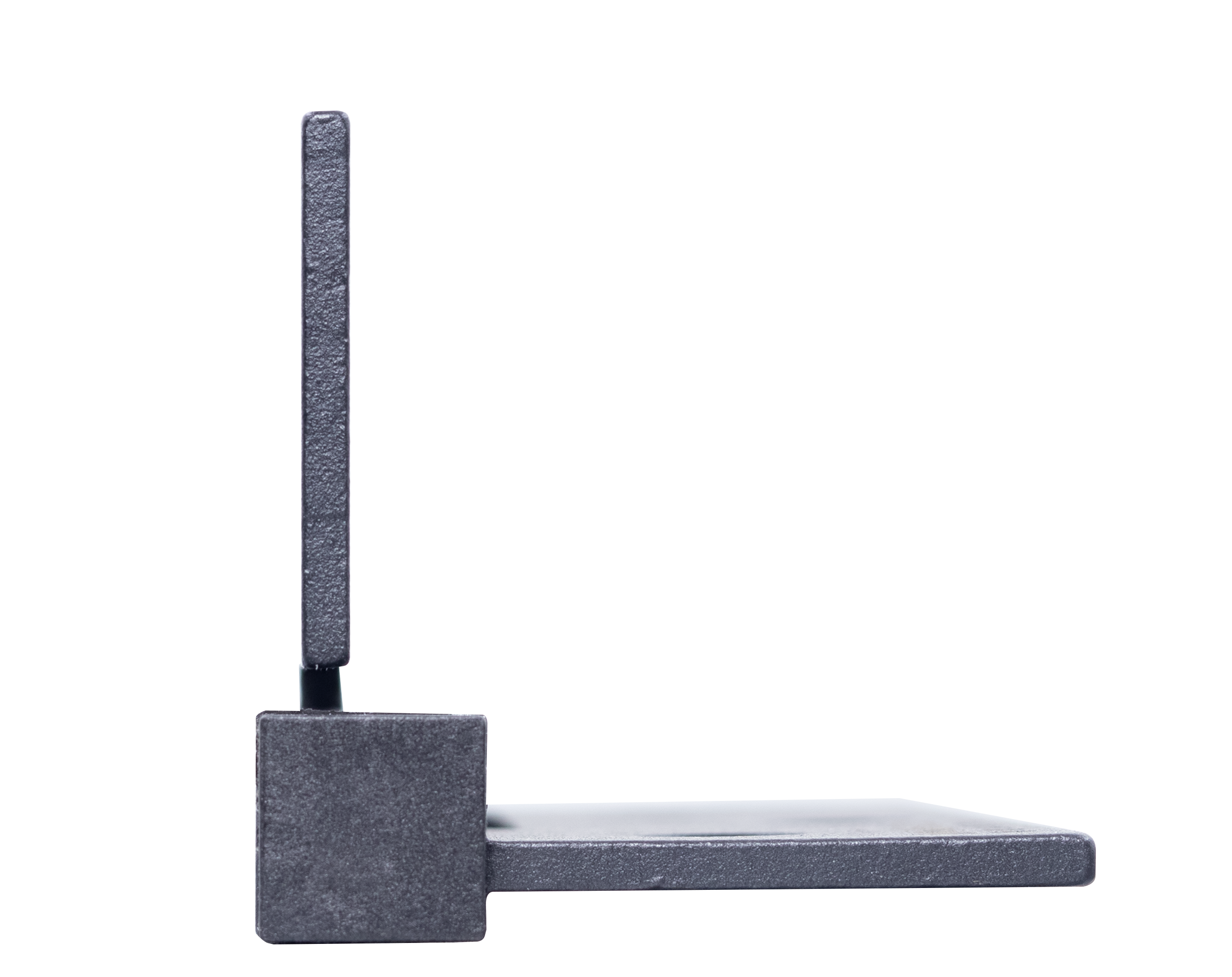 Hinge QUADRO-2 BL mortise on square axle, color black, for door panels up to 40 kg image furniture World