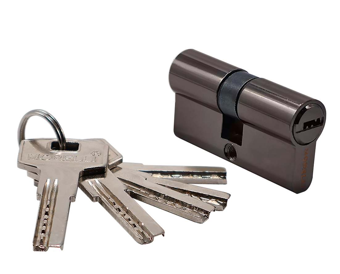 HS 60C BN high-security key cylinder (60mm), color - black nickel image buy World