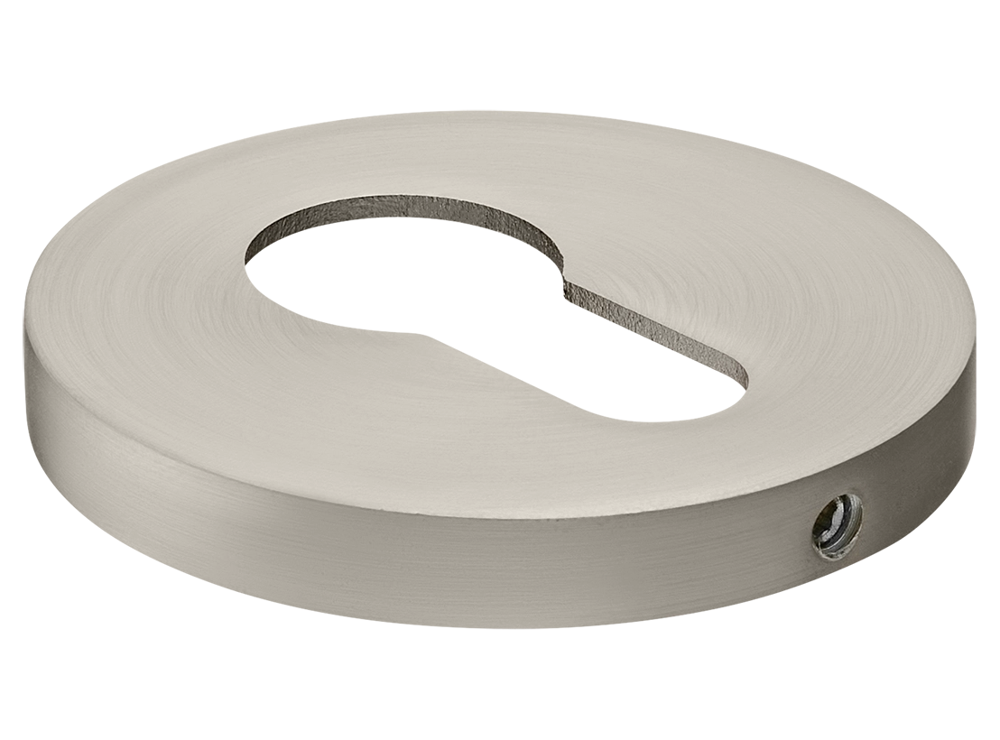 Escutcheon, on 6 mm round socket, MH-KH-R6 MSN, color satin nickel matt image buy World