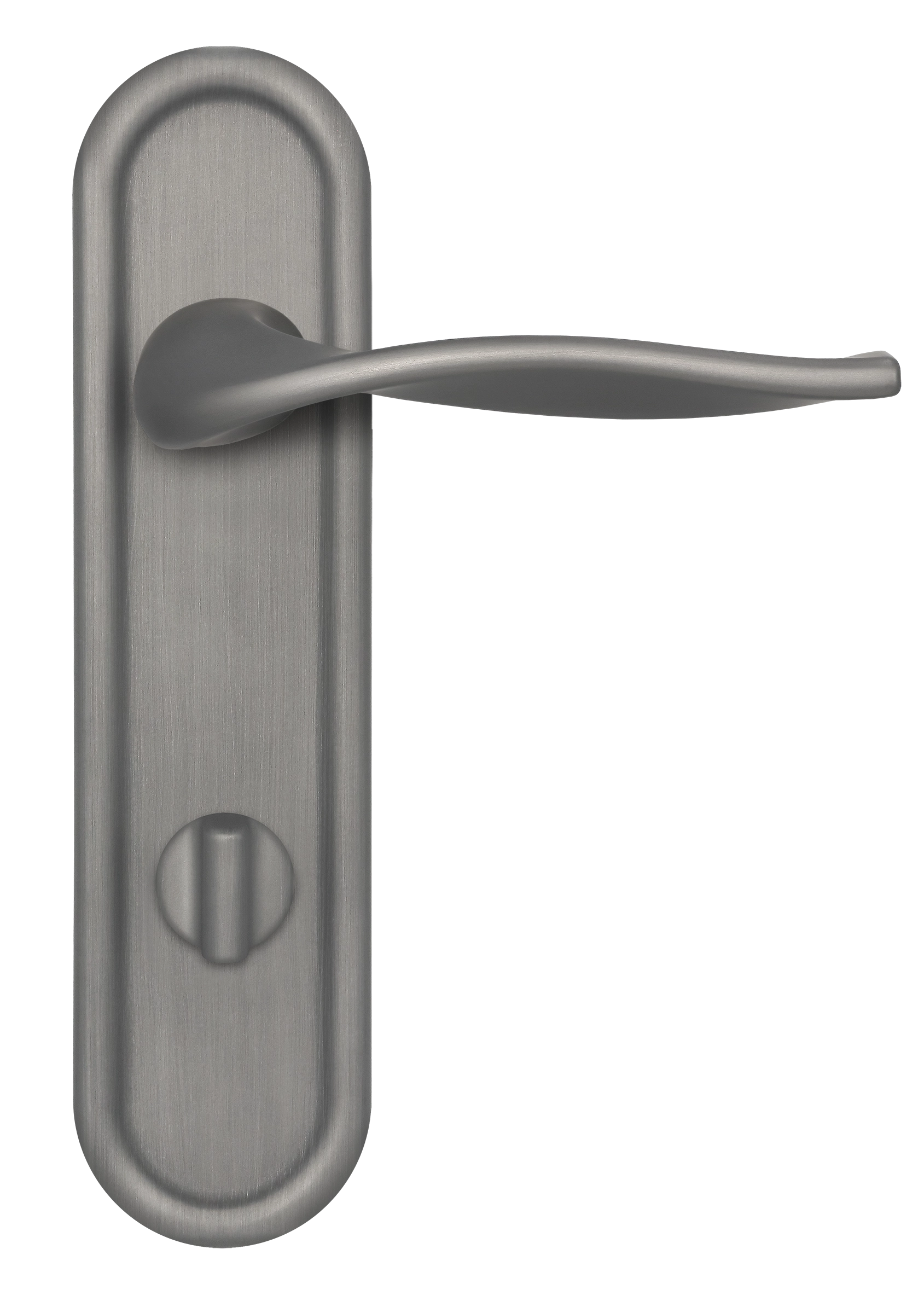 Door Handle, SKYSCRAPER PLR on backplate, Color Winter Frost image buy in World