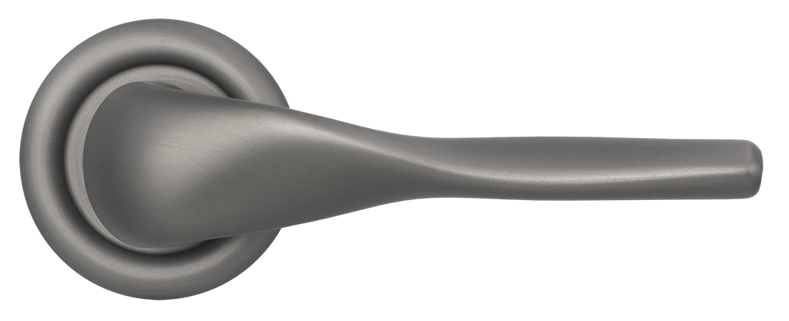 Door Handle, LVB R7 on round rose, Color Winter Frost image buy in World