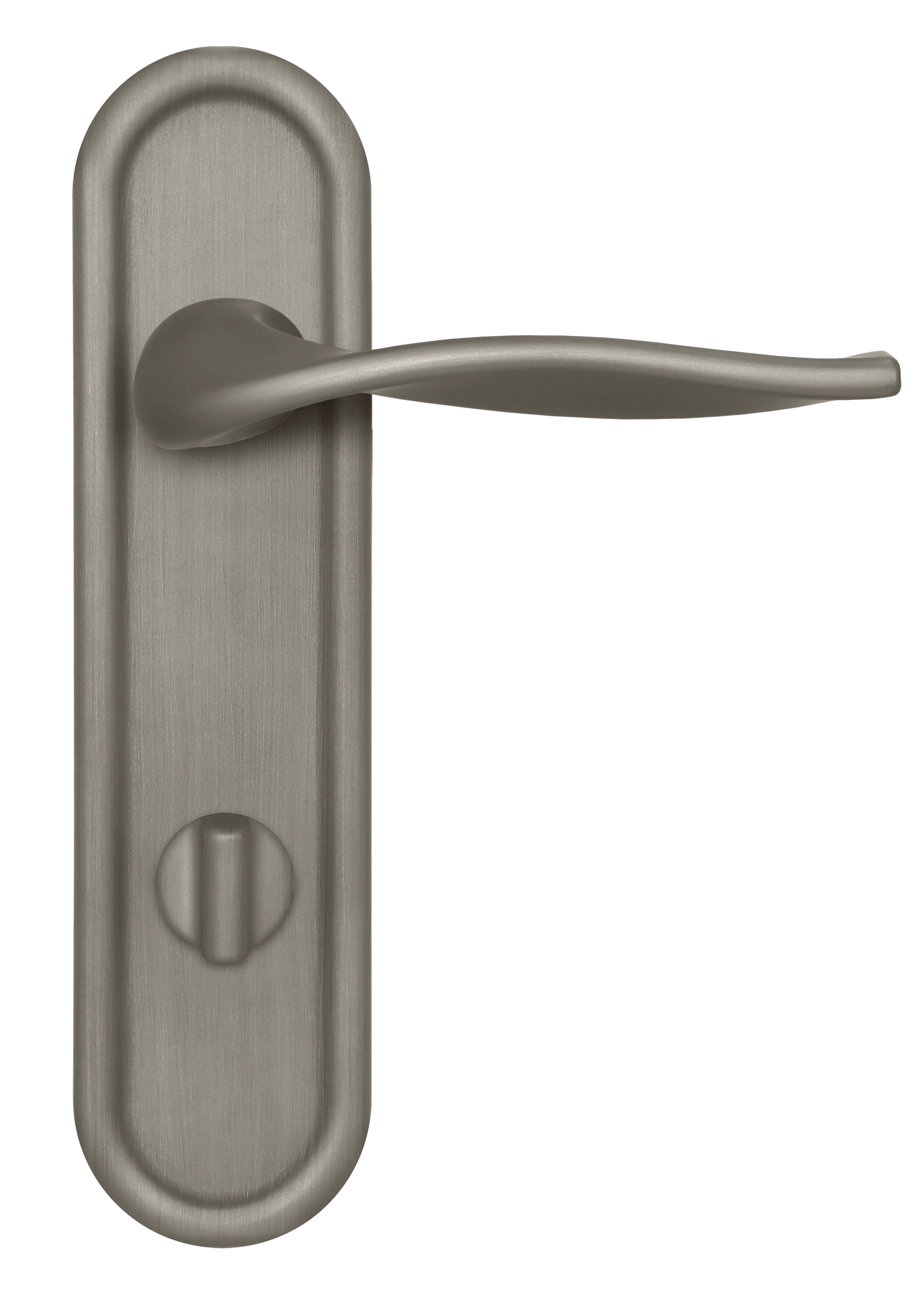 Door Handle, SKYSCRAPER PLR on backplate, Color Spring Mist image buy in World