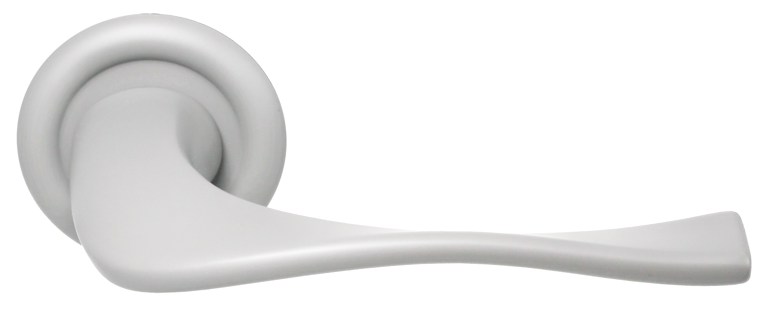 Door Handle, SKYSCRAPER R7 on round rose, Color Stockholm Snowfall image buy World