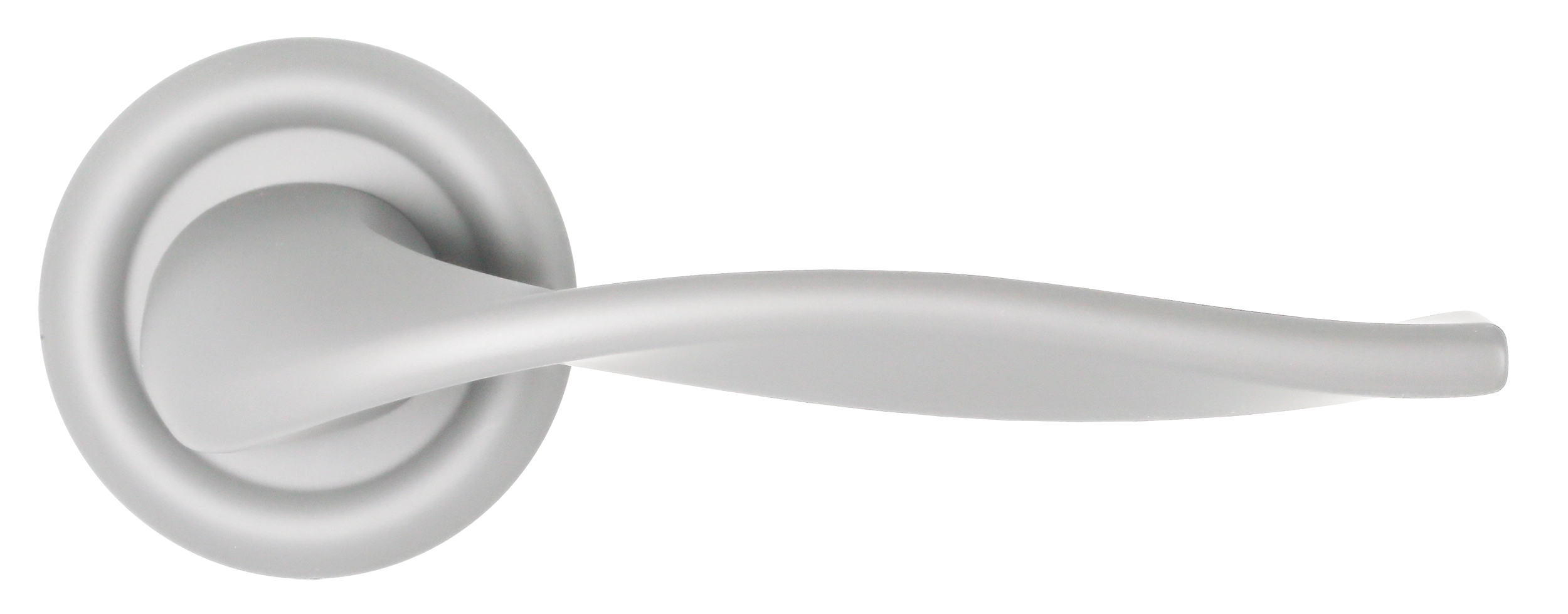 Door Handle, SKYSCRAPER R7 on round rose, Color Stockholm Snowfall image buy in World