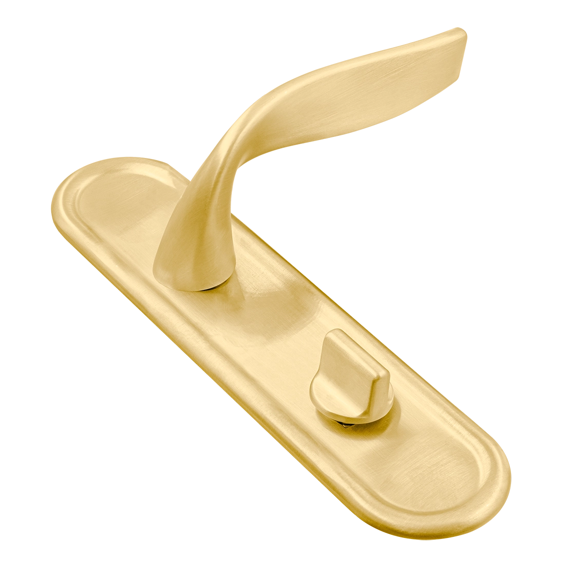 Door Handle, SKYSCRAPER PLR on backplate, Color Autumn Honey image buy World