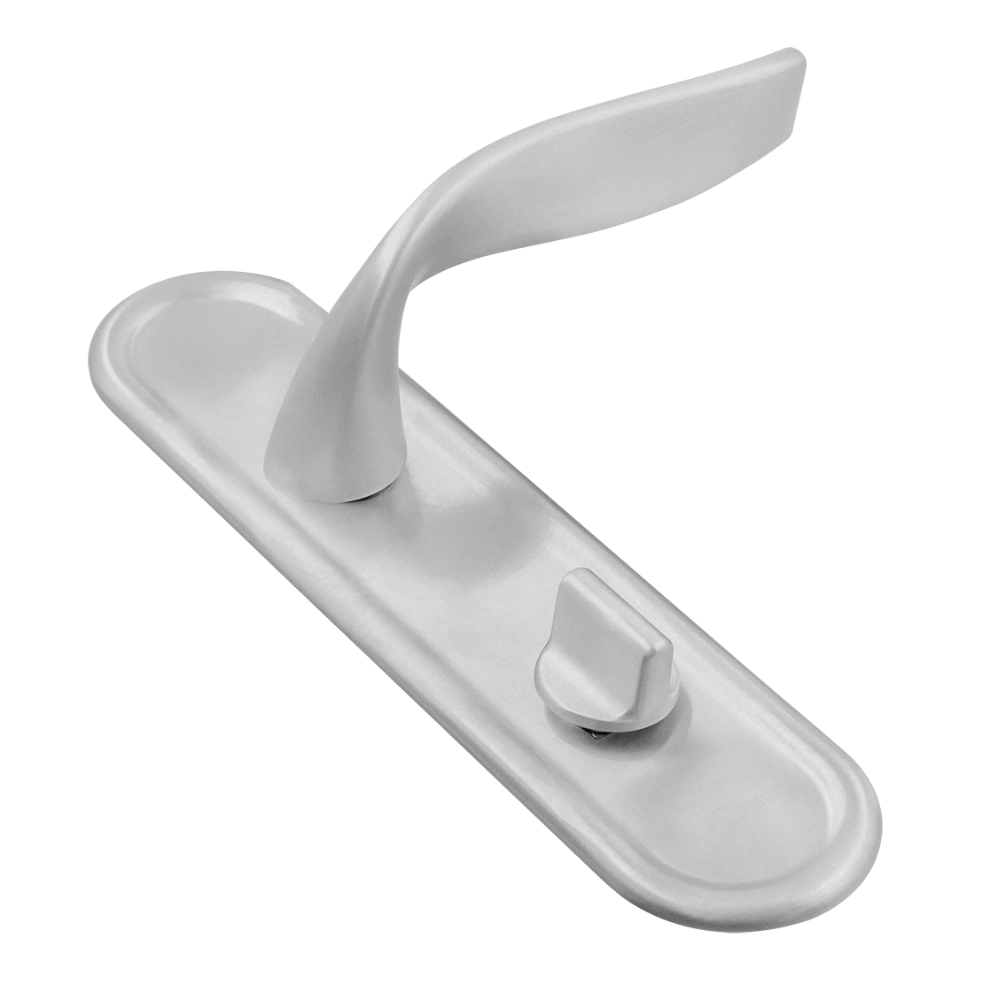 Door Handle, SKYSCRAPER PLR on backplate, Color Stockholm Snowfall image buy World