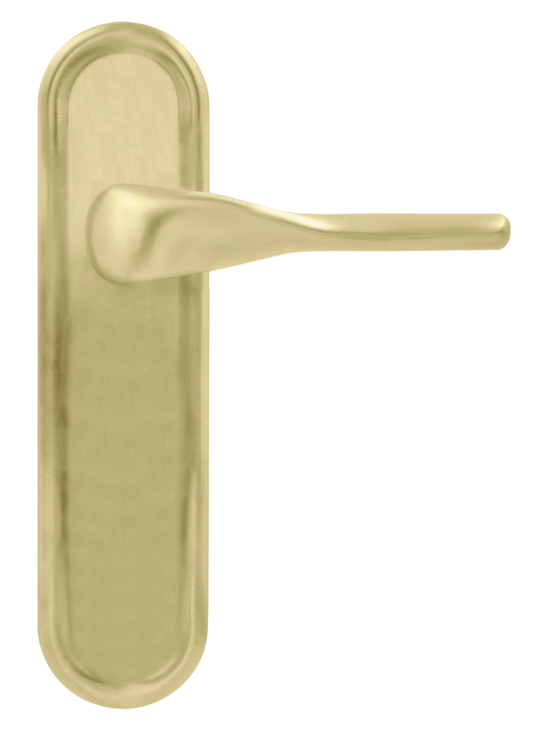 Door Handle, LVB PLR on backplate, Color Autumn Honey image buy in World