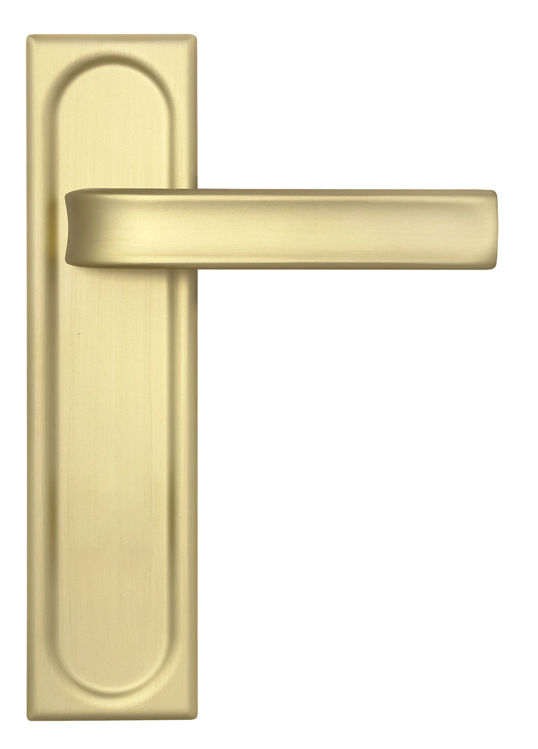 Door Handle, THE BUS STATION PLS on backplate, Color Autumn Honey image buy in World