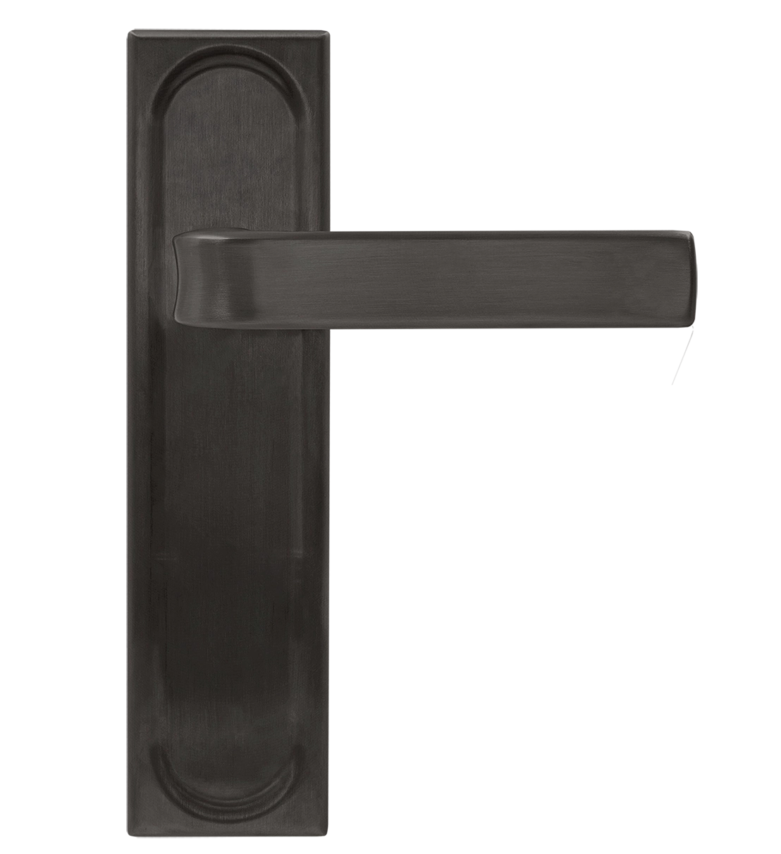 Door Handle, THE BUS STATION PLS on backplate, Color Summer Storm image buy in World