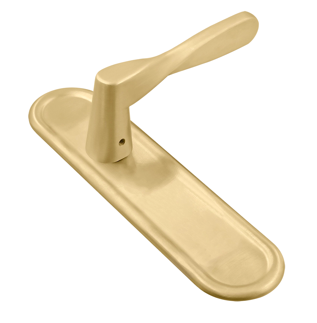 Door Handle, THE OLYMPICS PLR AH on backplate, color Autumn Honey image buy World
