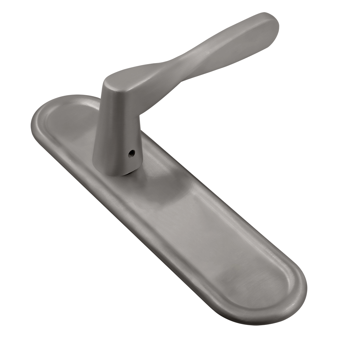 Door Handle, THE OLYMPICS PLR WF on backplate, Color Winter Frost image buy World