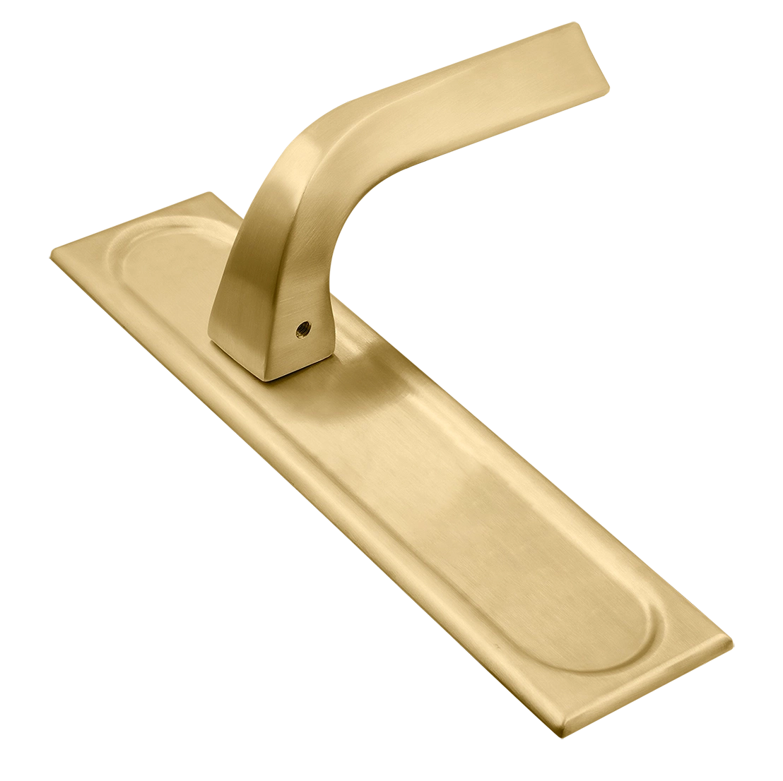 Door Handle, WD CONCERT HALL PLS on backplate, Color Autumn Honey image buy World