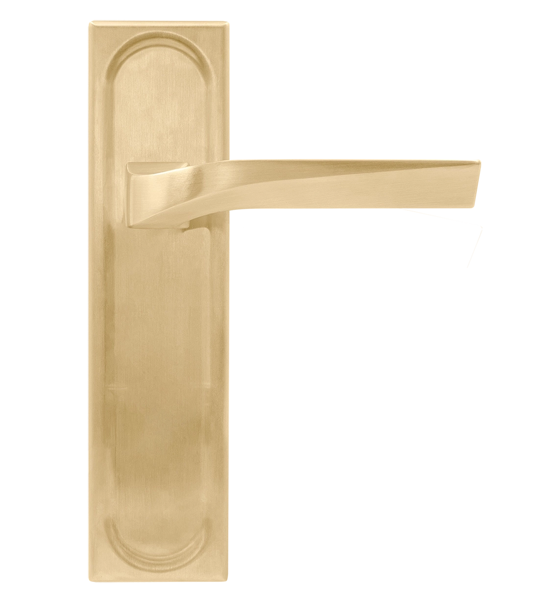 Door Handle, WD CONCERT HALL PLS on backplate, Color Autumn Honey image buy in World