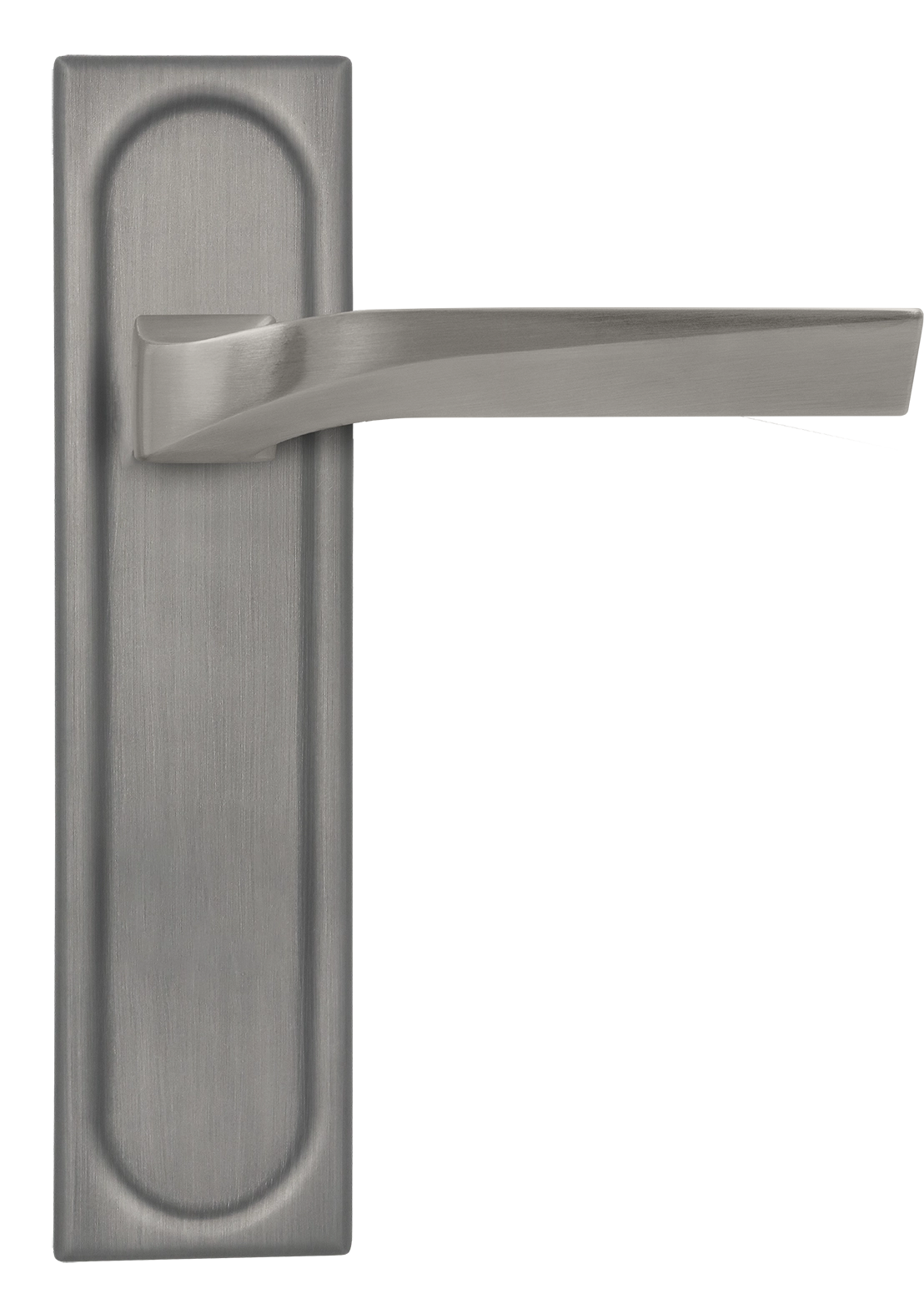 Door Handle, WD CONCERT HALL PLS on backplate, Color Winter Frost image buy in World