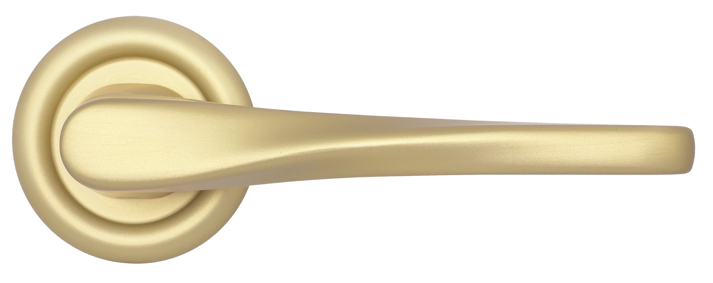 Door Handle, THE OLYMPICS R7 on round rose, Color Autumn Honey image buy in World