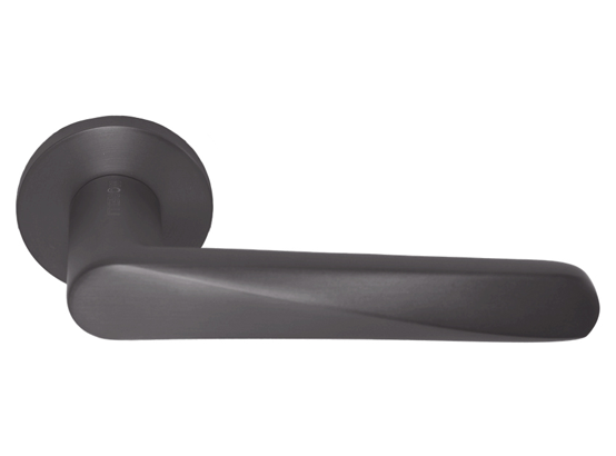 CAYAN - door handle on round rosette 6mm  MH-58-R6 GR, colour - graphite image buy World