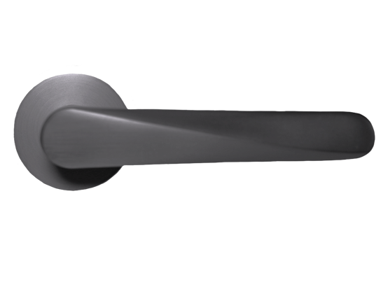 CAYAN - door handle on round rosette 6mm  MH-58-R6 GR, colour - graphite image buy in World