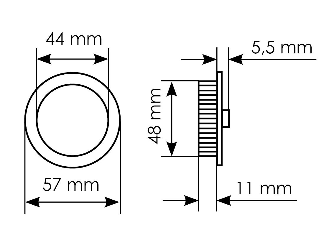 TWICE WC NERO-ST, set of knobs for the TWICE system, colour - black soft-touch image buy in World