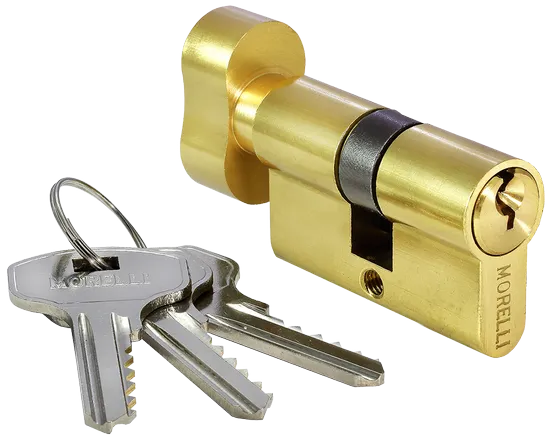 50CK PG, euro cylinder with WC knob (50 mm), colour - gold image buy World