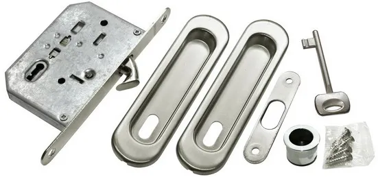 MHS150 L SC, handle set for sliding door, colour - satin chrome image buy World