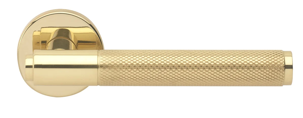 BRIDGE R6 OTL, door handle with reinforced rosette, color -  gold image buy World