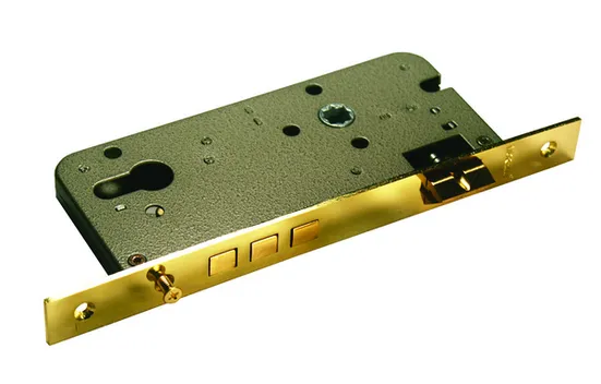 L03 PG, euro cylinder lock with three latches, colour - gold image buy World