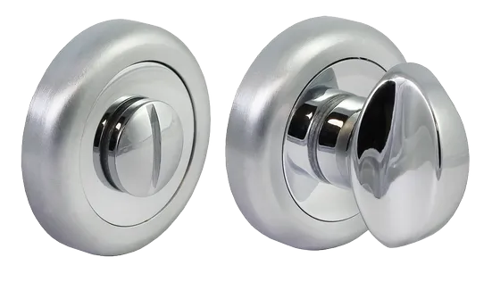 LUX-WC-R4 CSA/CRO, WC knob, colour - satin chrome/chrome image buy World