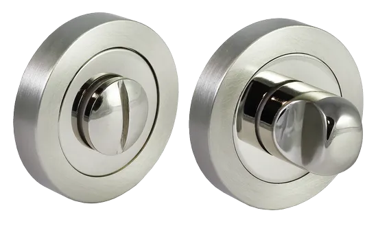 LUX-WC-R2 NIS/NIK, WC knob, colour - satin nickel/nickel image buy World