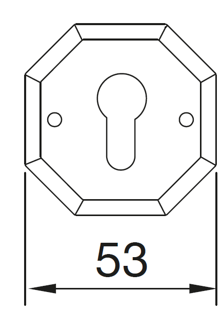 LUX-KH-Y OBR, escutcheon, colour - caffe image buy in World