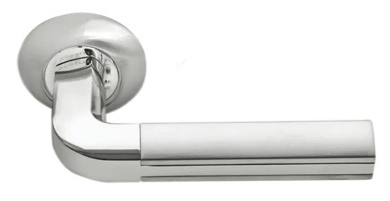 MOSAIC, door handle MH-11 SN/CP, colour - white nickel/chrome image buy World