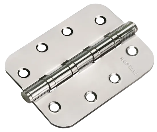 MS-C 100X70X2.5-4BB SN, universa steel hinge with rounded corners, colour - white nickel image buy World