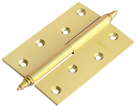 MB 100X70X3 SG R C, brass hinge with crown (right), colour - satin gold image buy World