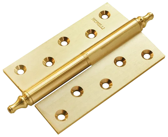 MB 120X80X3.5 SG R C, brass hinge with crown (right), colour - satin gold image buy World