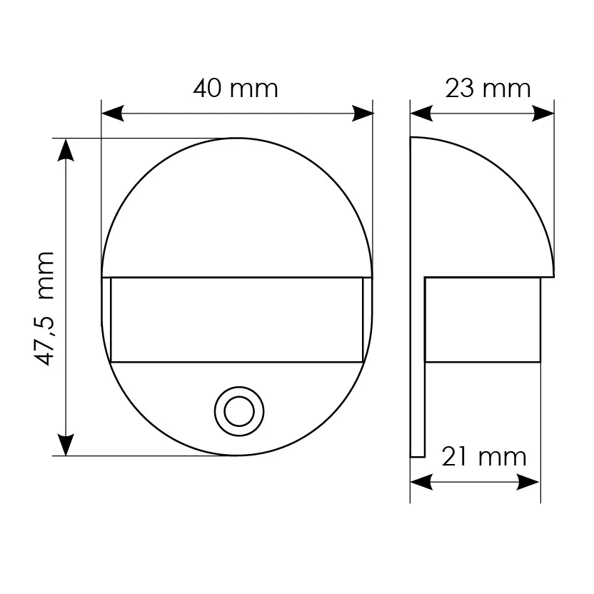 DS1 SC, door stopper, colour - satin chrome image buy in World