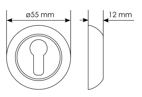 MH-KH COF, escutcheon, colour - caffe image buy in World