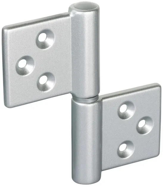 CH-R 85X82 SC, universal card hinge, colour - chrome satin image buy World