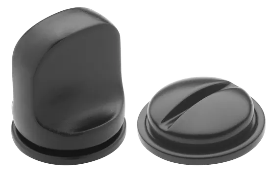 LUX-WC-RM NERO, WC knob, colour - black image buy World