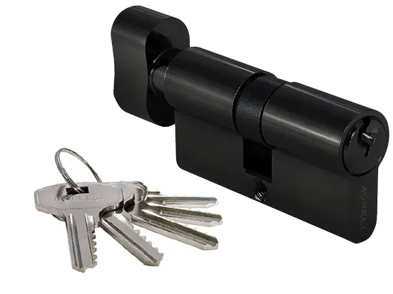 60CK BL, euro cylinder WC latch, colour - black image buy World