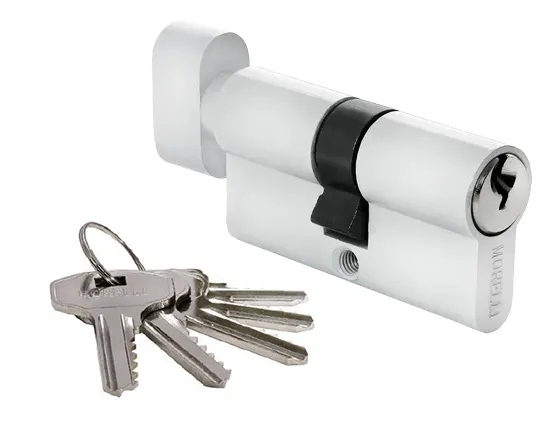 60CK W, euro cylinder WC latch, colour - white image buy World