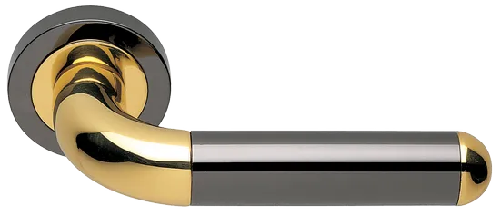 GAVANA R2 NNO, door handle, colour - black chrome/gold image buy World