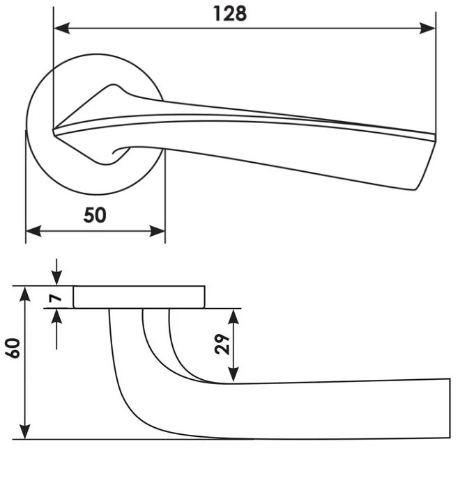 COMETA ANT, door handle, colour - antracite image buy in World