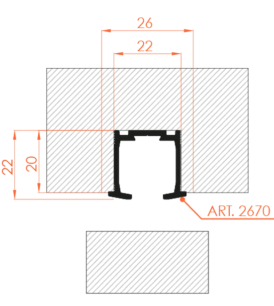 Guiding profile TRACK 2670/100 image buy World