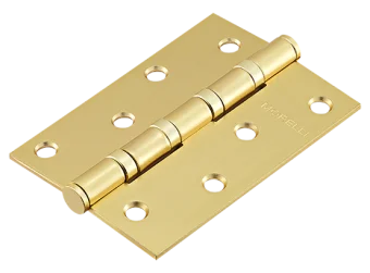 Steel hinge ( universal ), MS 100X70X2.5-4BB MSG, colour - matt satin gold