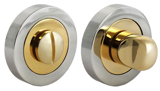 LUX-WC-R2 COT, WC knob, colour -  chrome/gold image buy World