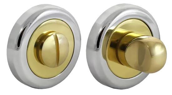 LUX-WC-R4 COT, WC knob, colour -  chrome/gold image buy World